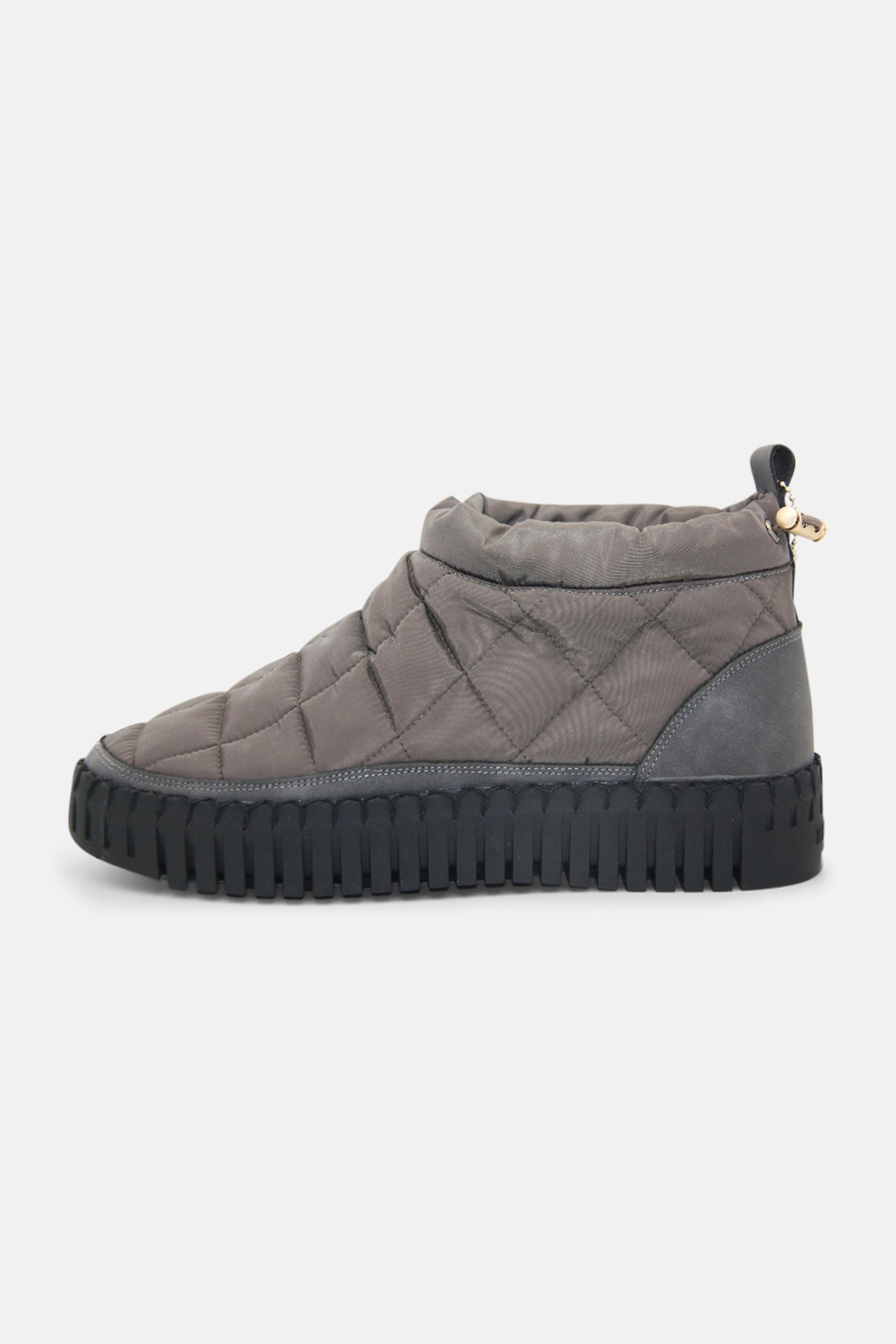 Tulip Low Padded Boot - Grey Black